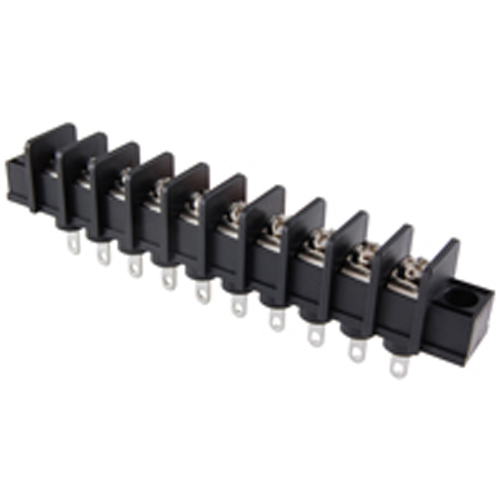 Terminal Block Barrier 10 Pole 9.50mm Pitch 300V 25A Solder Terminals