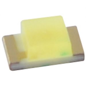 LED-0805 Surface Mount Super White Yellow Diffused Lens 600mcd