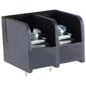 Terminal Block Tri-barrier 2 Pole 9.50mm Pitch 300V 25A PC Mount Terminals 22-12awg Wire Range