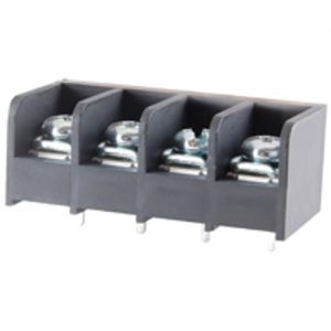 Terminal Block Tri-barrier 4 Pole 9.50mm Pitch 300V 25A PC Mount Terminals 22-12awg Wire Range