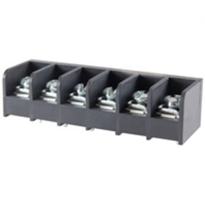 Terminal Block Tri-barrier 6 Pole 9.50mm Pitch 300V 25A PC Mount Terminals 22-12awg Wire Range