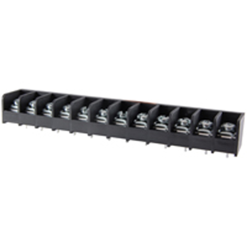 Terminal Block Tribarrier 12 Pole 9.50mm Pitch 300V 25A PC Mount