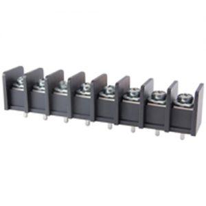 Terminal Block Barrier 8 Pole 11.00mm Pitch 300V 25A PC Mount Terminals 22-12awg Wire Range