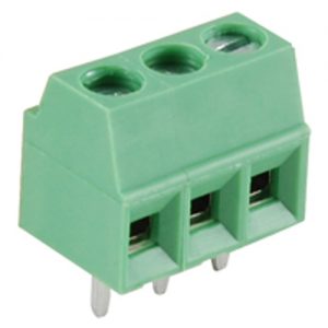 Terminal Block Eurostyle 3 Pole 3.50mm Pitch 300V 10A PC Mount Terminals 26-16awg Wire Range