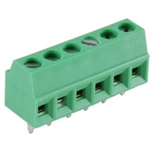 Terminal Block Eurostyle 6 Pole 3.50mm Pitch 300V 10A PC Mount Terminals 26-16awg Wire Range