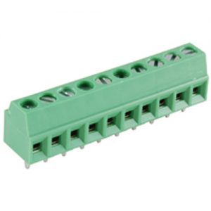 Terminal Block Eurostyle 10 Pole 3.50mm Pitch 300 V 10A PC Mount Terminals 26-16awg Wire Range