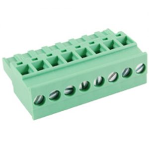 Terminal Block Eurostyle 8 Pole 5.08mm Pitch 300V 15A Plug Vertical 30-12awg Wire Range