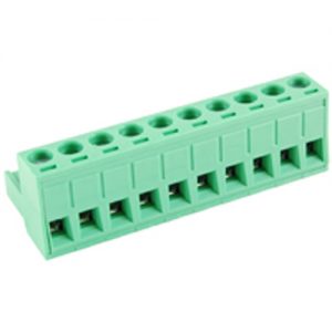 Terminal Block Eurostyle 10 Pole 5.08mm Pitch 300V 15A Plug Horizontal 30-12awg Wire Range