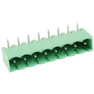 Terminal Block Eurostyle 8 Pole 5.08mm Pitch 300V 15A Socket Horizontal PC Mount Terminals