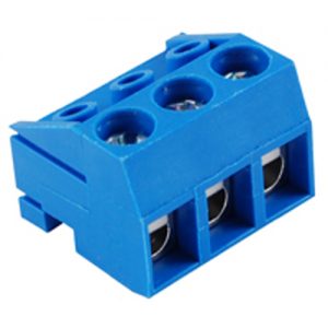 Terminal Block Eurostyle 3 Pole 5.00mm Pitch 300V 7a Plaggable 22 14awg Wire Range