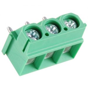 Terminal Block Eurostyle 3 Pole 5.00mm Pitch 300V 16A PC Mount Terminals 24-14awg Wire Range