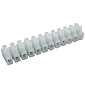 Terminal Block Euro Style Barrier Strip 12 Pole 10.0mm Pitch 30A 300V Screw Terminals Polyamide 66