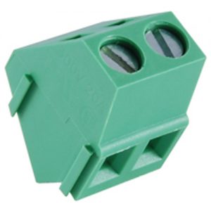 Terminal Block Eurostyle 2 Pole 5.00mm Pitch 300V 20A PC Mount Terminals 24-12awg Wire Range