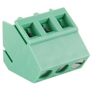 Terminal Block Eurostyle 3 Pole 5.00mm Pitch 300V 20A PC Mount Terminals 24-12awg Wire Range