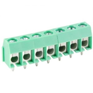 Terminal Block Eurostyle 7 Pole 5.00mm Pitch 300V 16A PC Mount Terminals 24-14awg Wire Range