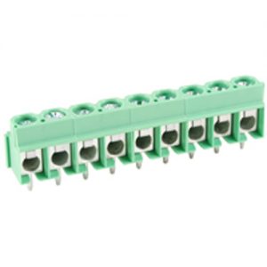 Terminal Block Eurostyle 9 Pole 5.00mm Pitch 300V 16A PC Mount Terminals 24-14awg Wire Range