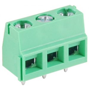 Terminal Block Eurostyle 3 Pole 5.08mm Pitch 300V 13.5A PC Mount Terminals 30-14awg Wire Range