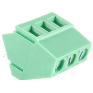 Terminal Block Eurostyle 3 Pole 5.08mm Pitch 300V 20A PC Mount Terminals 24-12awg Wire Range