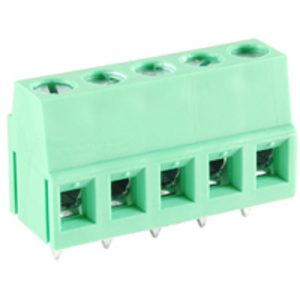 Terminal Block Eurostyle 5 Pole 5.08mm Pitch 300V 20A PC Mount Terminals 24-12awg Wire Range