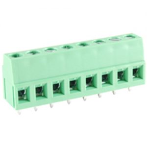 Terminal Block Eurostyle 8 Pole 5.08mm Pitch 300V 20A PC Mount Terminals 24-12awg Wire Range