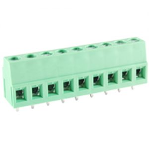 Terminal Block Eurostyle 9 Pole 5.08mm Pitch 300V 20A PC Mount Terminals 24-12awg Wire Range