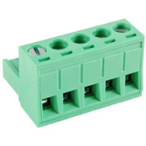 Terminal Block Eurostyle 5 Pole 5.00mm Pitch 300V 15A Plug 30-12awg Wire Range