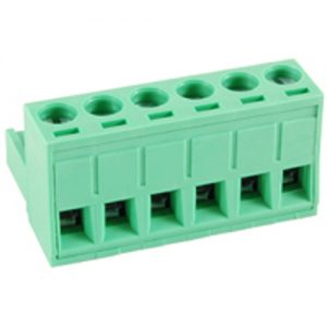 Terminal Block Eurostyle 6 Pole 5.00mm Pitch 300V 15A Plug 30-12awg Wire Range