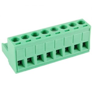 Terminal Block Eurostyle 8 Pole 5.00mm Pitch 300V 15A Plug 30-12awg Wire Range