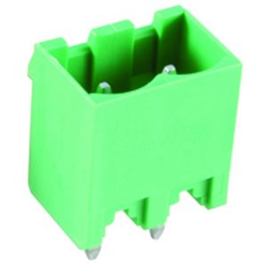 Terminal Block Eurostyle 2 Pole 5.00mm Pitch 300V 15A Socket Vertical PC Mount Terminals