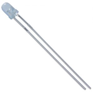 LED 3mm Blue Blue Diffused Lens 26 Mcd