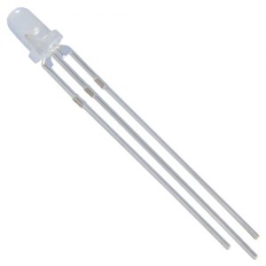 LED-bi-color 3mm Red/yellow Green 3-lead 50 Mcd