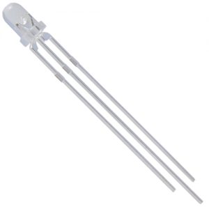 LED-bi-color 3mm Red/yellow Green 3-lead 100 Mcd Red 600 Mcd Yellow Green
