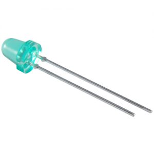 LED-5mm Green Clear Green Lens 40mcd