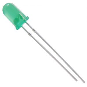 LED-5mm YelloW/green Diffused 80 Mcd
