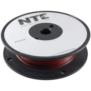 Wire-bonded Parallel Black/Red Speaker Wire 14 Gauge Stranded 100ft Spool