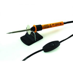 Soldering Iron 20 Watt Miniature Electric Corded W/in-line On-off Switch +950 Deg F W/Safety Stand