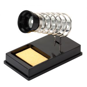 Solder Iron Stand With Sponge Double Spiral Spring With Inner Zinc Tube Heat Resistant