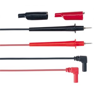 Pvc Test Lead And Alligator Clip Set Contains 1 Set Black And Red 39 Inch Length