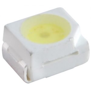 LED-plcc Surface Mount Super White With Yellow Diffused Lens 900 Mcd