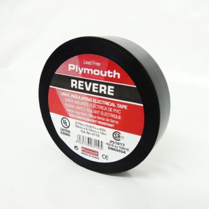 GENERAL PURPOSE VINYL ELECTRICAL TAPE BLACK 3/4 IN X 60 FT 7 MIL 600V 221 DEG. F REVERE C/L