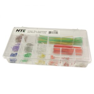 Jumper Wire Asst 350 PCs 22awg Solid Pre-cut,stripped, Pre-formed 14 Lengths .1in Thru 5in 25 Each