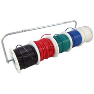 Pre-loaded Wire Dispenser Five 100 Foot Spools 18awg Wall Mountable 300V Stranded Tinned Copper Pvc