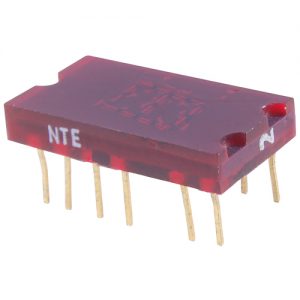 LED-display Red 0.270 Inch Seven Segment Common Anode Left Hand Decimal Point