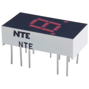 LED-display Red 0.300 Inch Seven Segment Common Anode Left Hand Decimal Point