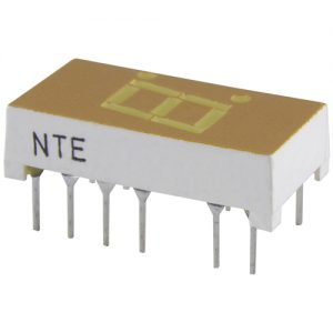 LED-display Yellow 0.300 Inch Seven Segment Common Anode Left Hand Decimal Point