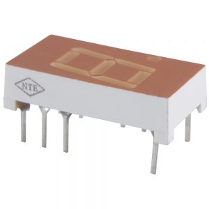 LED-Display Ultra Amber 0.400 Seven Segment CommonCathode Right Hand Decimal Point