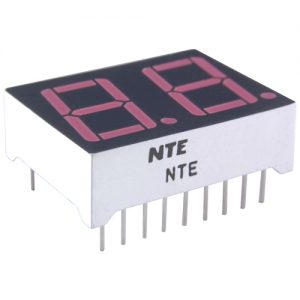 LED Display Red 2-digit 0.560 Inch Seven Segment Common Anode Right Hand Decimal Point