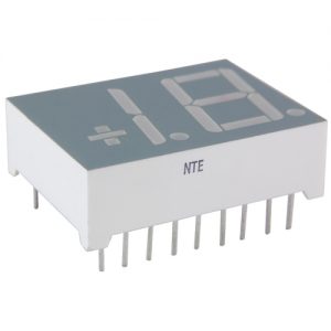 LED-display Red 0.560 Inch Seven Segment 1-digit Plus Polarity And Overflow Common Anode Rhdp