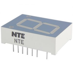 LED-display Yellow 0.800 Inch Seven Segment Common Anode Right Hand Decimal Point