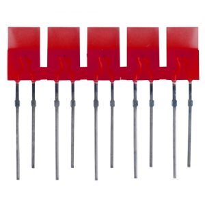 LED 5-lamp Array Red Diffused